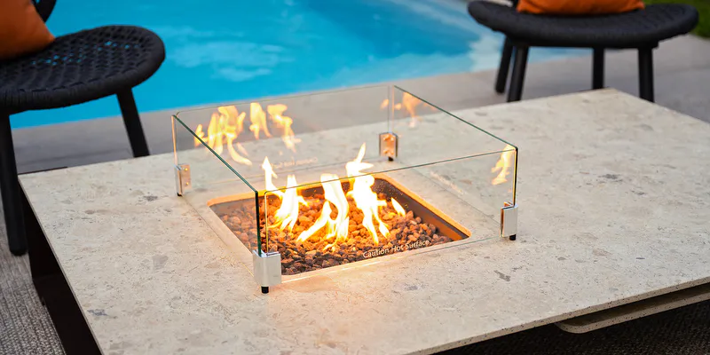 Glass wind guard